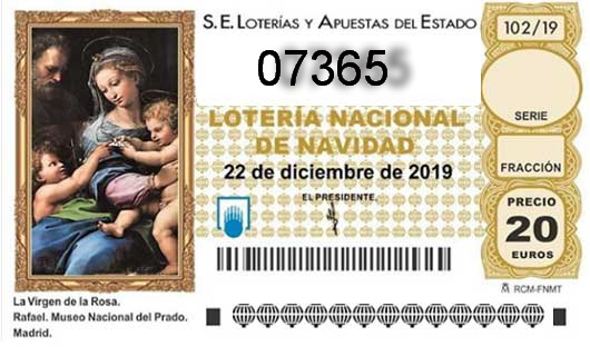 2019 11 05 Numero loteria navidad CCOO 2019 decimo