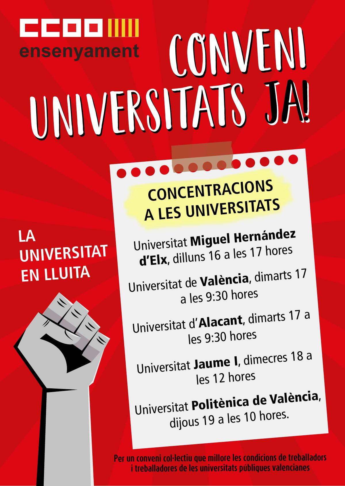 2019 12 19 concentracion UPV convenio colectivo 01