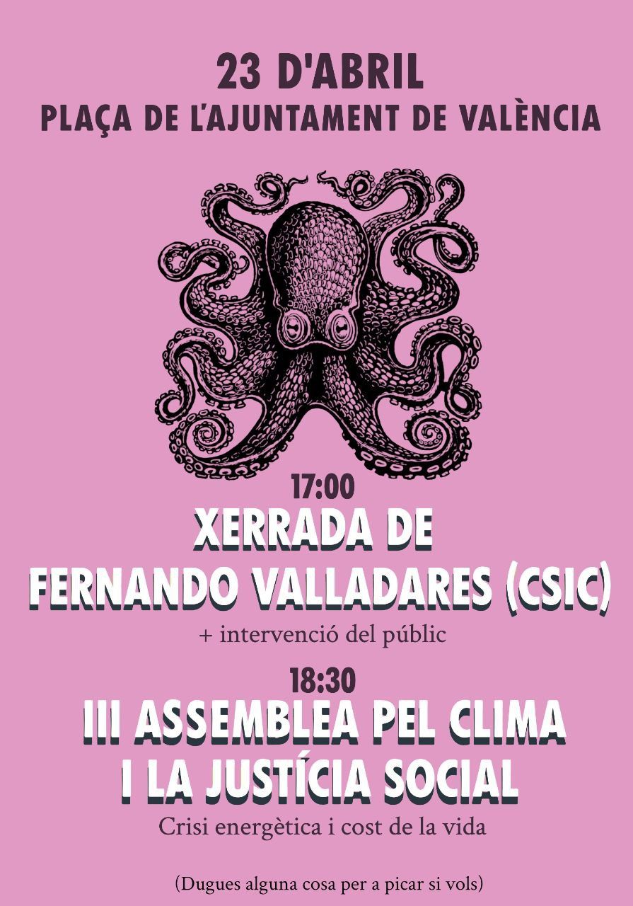 2022 04 23 cartel asamblea climatica Valencia 01