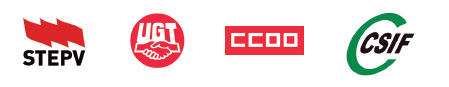 Logo STEPV UGT CCOO CSIF 2020